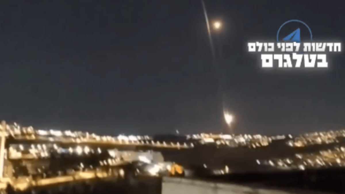 Atak rakietowy na Izrael, TVN (zdjęcie poglądowe), fot. screen X
