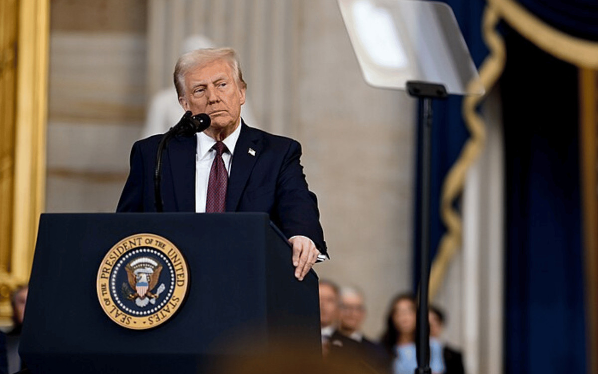 Donald Trump w Davos nagle zaczął mówić o Nawrockim. Trudno uwierzyć, co powiedział