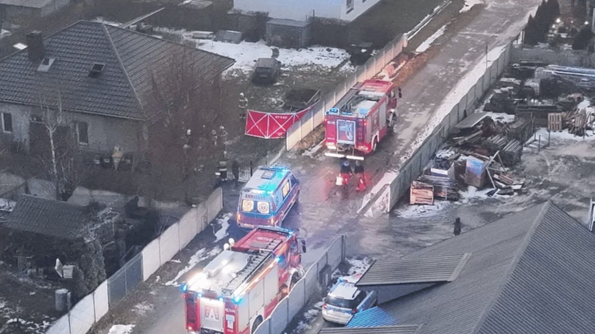 Wypadek, Fot. KW PSP POZNAŃ