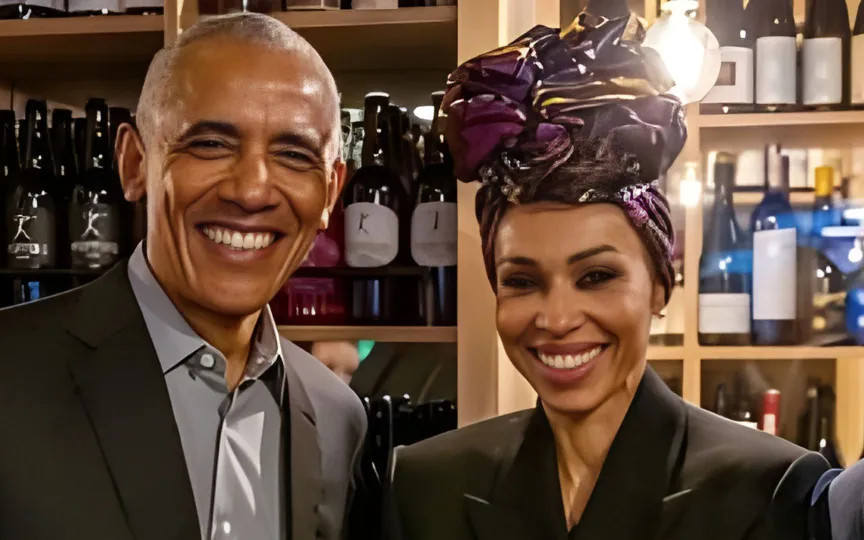 Omenaa Mensah i Rafał Brzoska jako pierwsi odwiedzili Obama Presidental Center