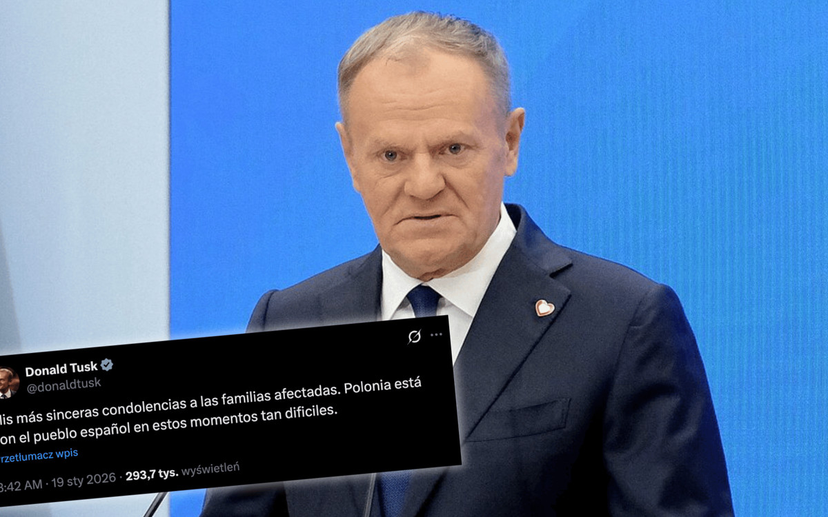 Katastrofa kolejowa w Hiszpanii. Donald Tusk zabrał głos