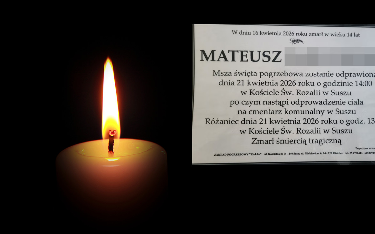 Nie żyje 14-letni Mateusz, zginął w druzgocących okolicznościach. Tak brzmiał jego ostatni SMS