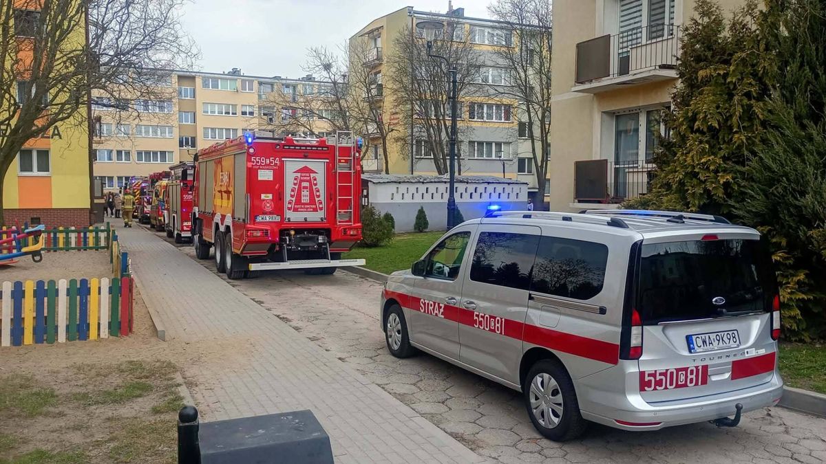 wybuch butli z gazem, Wąbrzeźno, fot. Ochotnicza Straż Pożarna w Wąbrzeźnie