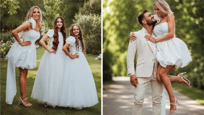 Trudno uwierzyć, jak polska celebrytka ubrała się na komunię córki. Burza w komentarzach