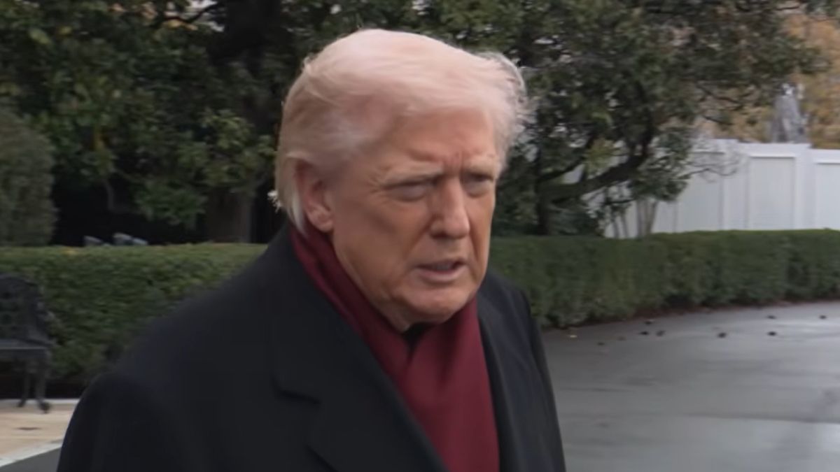 Donald Trump. fot. kadr z YouTube @The White House