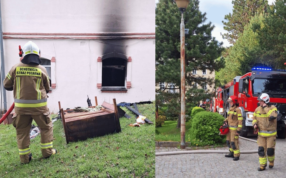Dramat na Dolnym Śląsku, Dom Pomocy Społecznej w ogniu. Wewnątrz było 51 osób