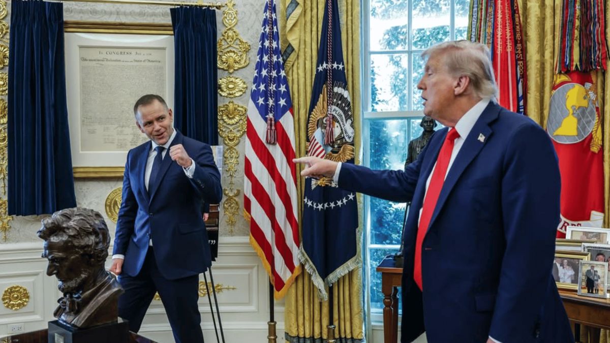 Karol Nawrocki i Donald Trump, Fot. Mikołaj Bujak/KPRP