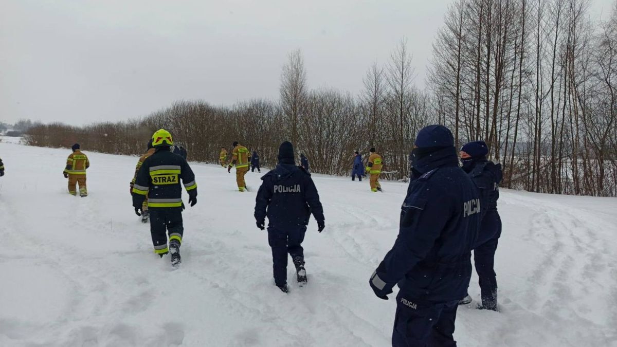 Poszukiwania zaginionej 37-latki. Fot. Facebook/@Policja Włodawska