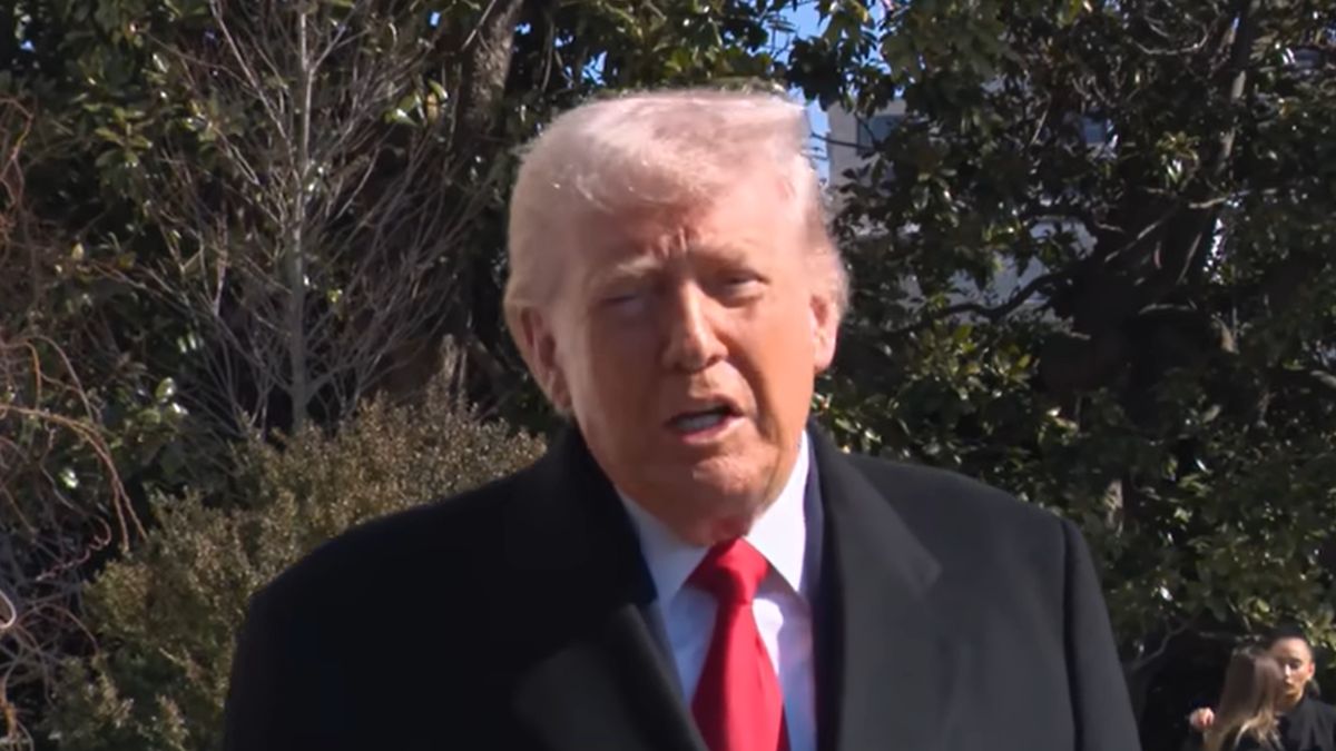 Donald Trump fot. kadr z YouTube @The White House