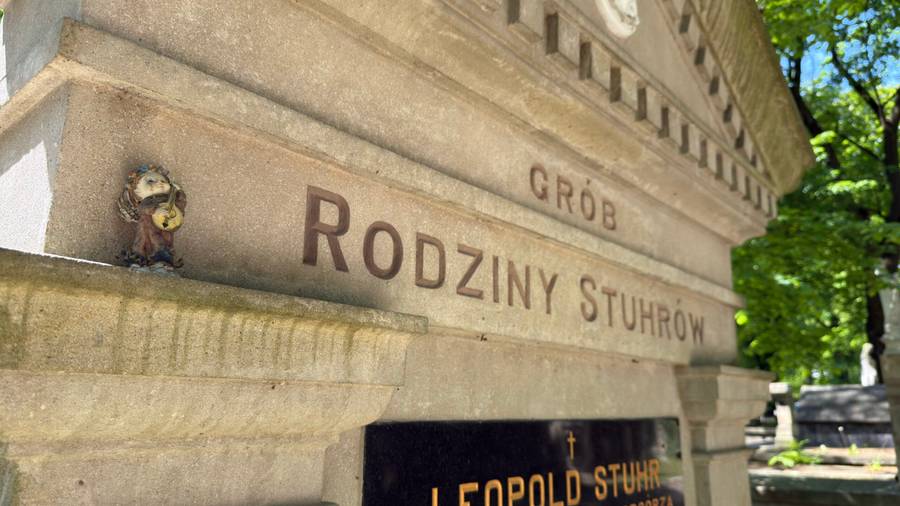 Grób Jerzego Stuhra. Fot. NM24
