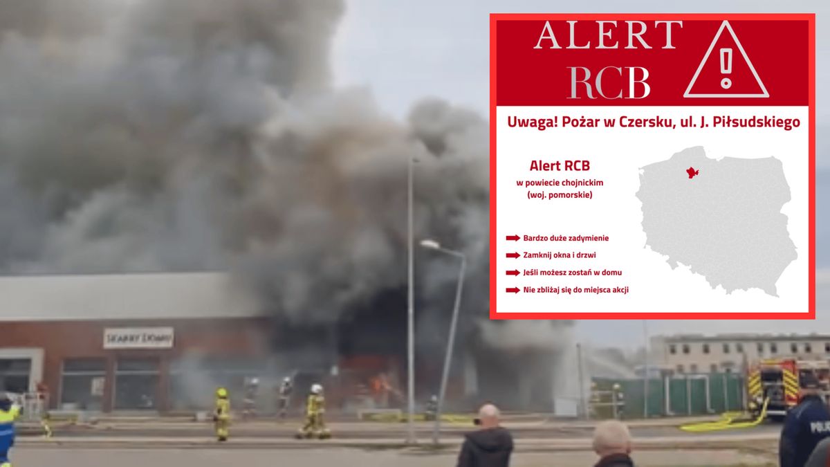 Alert RCB, fot. KP PSP w Chojnicach; RCB