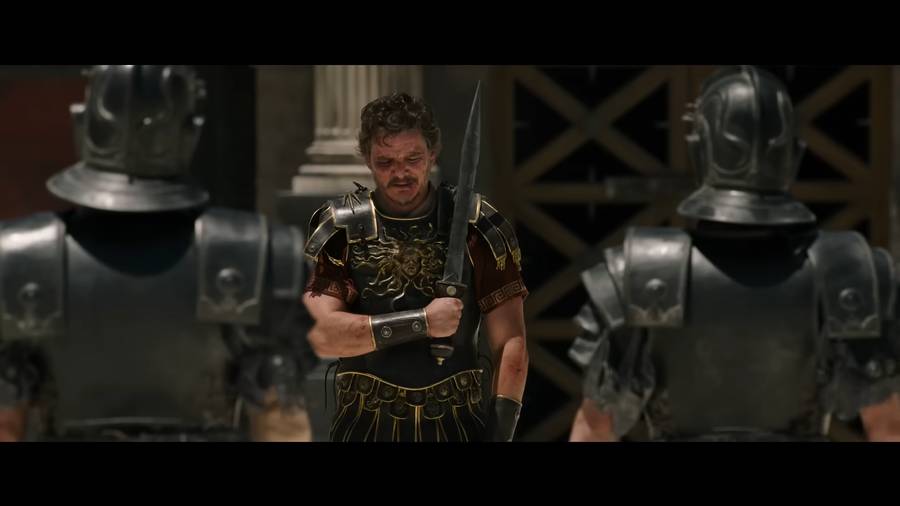 Netflix, fot. kadr z filmu "Gladiator 2"