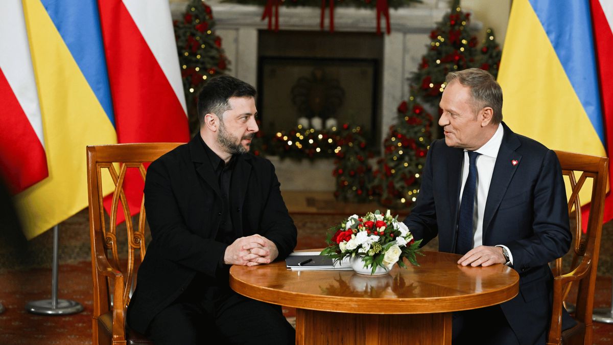 Wołodymyr Zełenski i Donald Tusk, Fot. AKPA