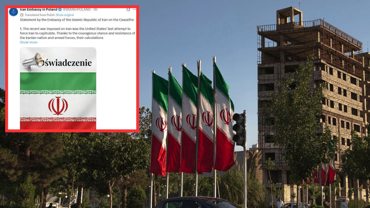 Iran, fot. Pixabay; screen X/ Ambasada Iranu w Polsce